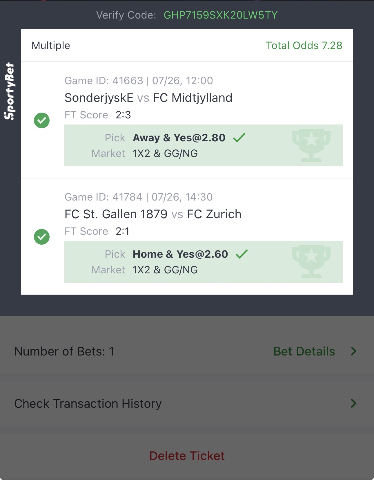 Result