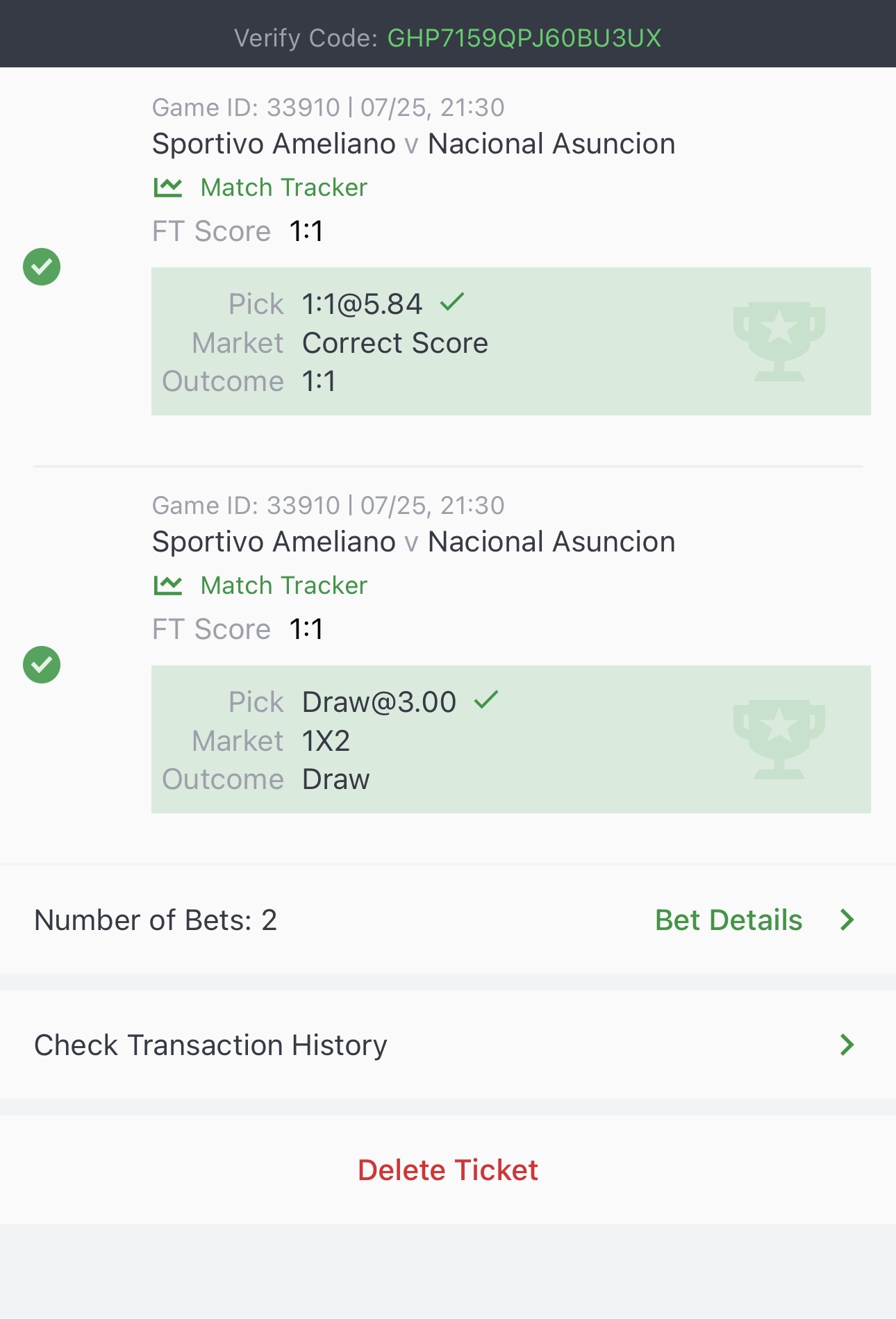 Result