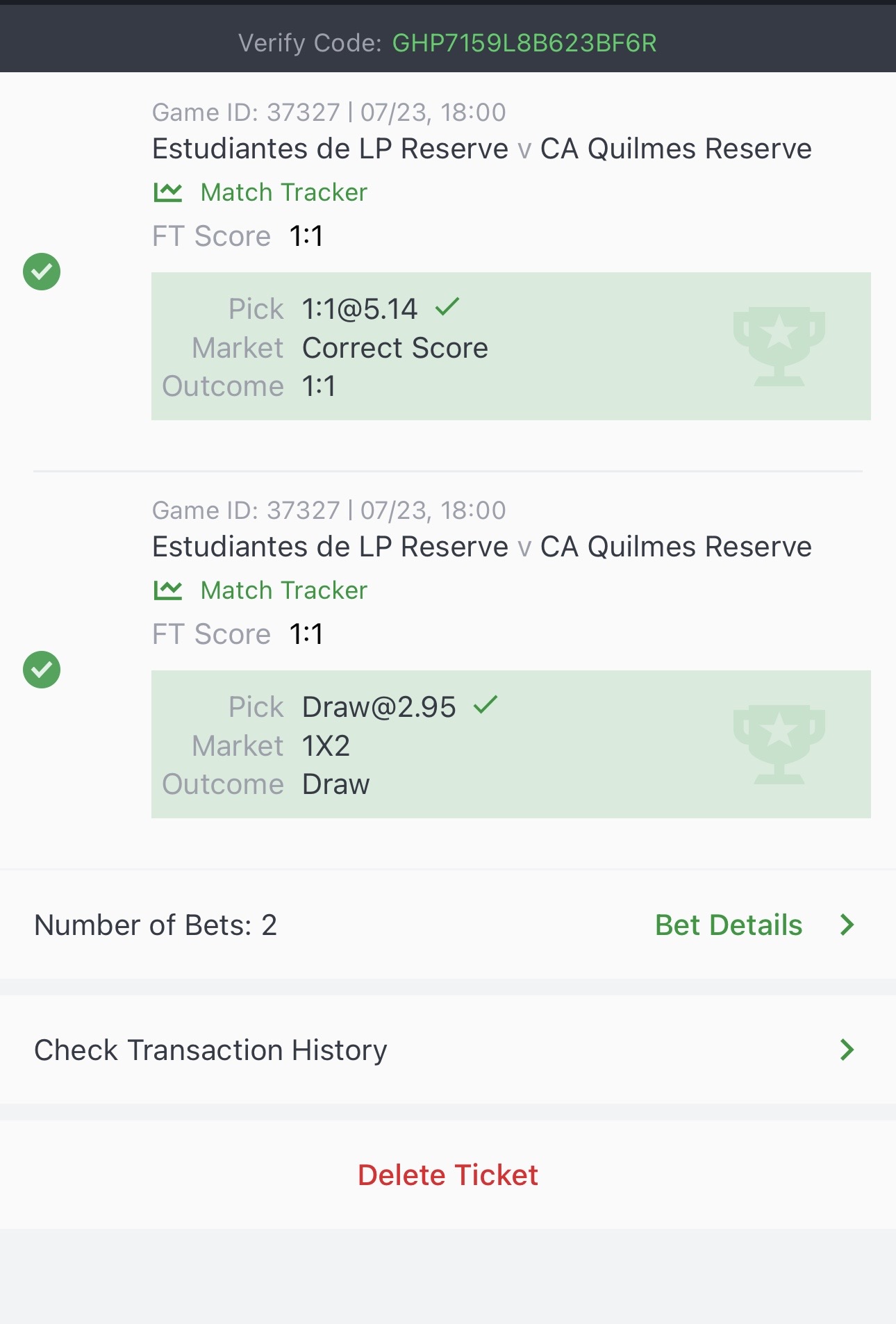 Result