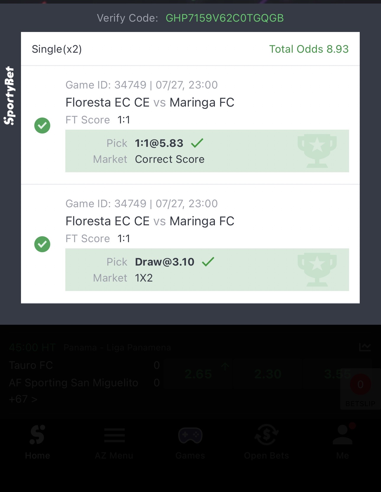 Result